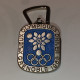 Porte Clé (repeint) En BLEU Des Jeux Olympiques De Grenoble 68. Objet Souvenir, Médaille, Badge, Pin's. - Bekleidung, Souvenirs Und Sonstige