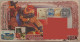 TAIWAN 2023 AIRMAIL DESIGNER TIGER COVER Postally Travelled To INDIA With High Value FISH/ BIRD STAMPS As Scan - Cartas & Documentos