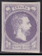 1874 CORREO CARLISTA 1 REAL VIOLETA. NUEVO. AUTÉNTICO - Carlisten