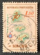 MAC5393U3 - Macau Geographic Map - 1.50 Patacas Used Stamp - Macau - 1956 - Usados