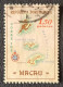 MAC5393U7 - Macau Geographic Map - 1.50 Patacas Used Stamp - Macau - 1956 - Usados