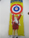 Ancien Carton Publicitaire/Jouet Enfant/EUREKA Tir De Précision/ POULBOT/Pour Fusil à Fléchettes/Vers 1950       BFPP262 - Toy Memorabilia