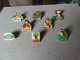 Lot 8 Pin's Kinder Dont Caroline Lisfranc - Pin's (Badges)