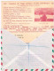 1959  BUSTA PRIMO VOLO SAN MARINO-RIMINI-LONDRA CONTENENTE CARTONCINO PUBBLICITARIO - Lettres & Documents