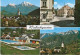 AUSTRIA ,WINDISCHAGARSTEN ,ARHITECTURE ,CLOCK TOWER ,CHURCH,MOUNTAINS - Windischgarsten