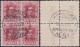 Andorre (Espagnole) 1928 - Timbres  Oblitérés. Yvert Nr.: 2. Michel Nr.: 2. Bloc De 4. Avec Variétée.......AR50-00111 - Oblitérés