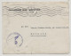 WW2 1942 France Enveloppe CHAMBRE DEPUTES Utilisée Service Militaire Allemand Lettre Franchise > BETHUNE Pas De Calais - Briefe U. Dokumente