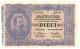 10 LIRE BIGLIETTO DI STATO EFFIGE UMBERTO I 19/05/1923 FDS - Sonstige