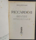Teatro N.31 - Riccardo II - Shakespeare - Ed. Il Dramma - 1948                                                           - Cinema & Music