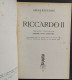 Teatro N.31 - Riccardo II - Shakespeare - Ed. Il Dramma - 1948                                                           - Cinema E Musica