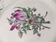 Delcampe - + ASSIETTE PLATE DEMI PORCELAINE KG LUNEVILLE REVERBERE - Heure Tulipe Fleur - Lunéville (FRA)