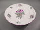 Delcampe - + ASSIETTE PLATE DEMI PORCELAINE KG LUNEVILLE REVERBERE - Heure Tulipe Fleur - Lunéville (FRA)