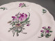 Delcampe - + ASSIETTE PLATE DEMI PORCELAINE KG LUNEVILLE REVERBERE - Heure Tulipe Fleur - Lunéville (FRA)