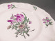 Delcampe - + ASSIETTE PLATE DEMI PORCELAINE KG LUNEVILLE REVERBERE - Heure Tulipe Fleur - Lunéville (FRA)