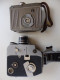 Delcampe - LOT CAMERA VINTAGE CINEMAX 8E PATHE 9,5 WEBO RIO NON TESTEE NON VERIFIE ( MANIVELLE ENROULEUR DEFILEMENT FONCTIONNE ) SU - Cámaras Fotográficas