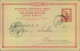 1902, 10 L. Ganzaachenkarte Mit Privatem Zudruck Rückseitig. - Postal Stationery