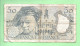 BILLET . FRANCE . 50 FRANCS 1992 . QUENTIN DE LA TOUR - Réf. N°12769 - - 50 F 1976-1992 ''quentin De La Tour''