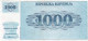 SLOVENIA 1000 TOLARJEV 1992 P-9b  XF PREFIX AP - RARA - Eslovenia