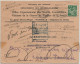 FRANCE 1939 LSI 1 F IRIS Ministère Des Pensions Office Mutilés Marseille RETOUR ENVOYEUR INCONNU Chateauneuf - Covers & Documents