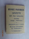 CALENDRIER 1937 PAYSAGE NOCTURNE SOUS LA NEIGE GRANDE PHARMACIE LAFAYETTE PARIS - Petit Format : 1921-40