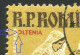 Error   ROMANIA 1958 Traditional Costumes  CTO -- The Letter "O" Is Broken - Errors, Freaks & Oddities (EFO)