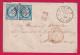 COLONIE GENERAL N°23 PAIRE LA REUNION ST PIERRE POUR BORDEAUX GIRONDE 1875 LETTRE COVER - Lettres & Documents