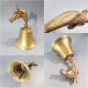 ° SONNETTE CHEVAL EN BRONZE - Cloche Sonnerie - Glocken