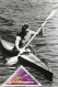 Real Photo Maximum Card ( Same Stamp As The View ) Kayak Single  Budapest 1973 - Aviron