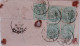 BRITISH INDIA 1903 QV 5 X 1/2a Half Anna FRANKING On 1/2a QV Stationery "JAYPORE STATE" REGISTERED COVER, NICE CANC F&B - Jaipur