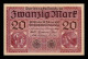 Alemania Germany 20 Mark 1918 Pick 57 Sc- AUnc - 20 Mark