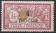 KAVALLA 1902-1912 French Office: French Stamps With Inscription CAVALLE 1 Fr Winered Overprinted 4 Piastres Vl. 15 MH - Kavala