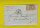 Delcampe - 1861 ENTETE CACHET « PEUGEOT FRERES » INDUSTRIE Valentigny Doubs Et Paris  2 Timbres Empire Oblit. Paris Pour Grandvilli - 1800 – 1899