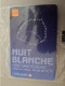 FRANCE/FRANKRIJK /  PREPAID/ /ORANGE  / NUIT BLANCHE / MINT IN WRAPPER      ** 13642** - Mobicartes (GSM/SIM)