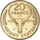 Monnaie, Madagascar, 20 Francs, 1970, Monnaie De Paris, ESSAI, FDC - Madagascar