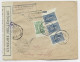 GRECE 15AX3+5C AU VERSO LETTRE COVER EPPAI 5.2.1919 TO CICR GENEVE CENSURE HELLENIQUE - Covers & Documents