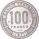 Monnaie, République Centrafricaine, 100 Francs, 1971, Monnaie De Paris, ESSAI - Centrafricaine (République)