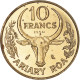 Monnaie, Madagascar, 10 Francs, 1970, Monnaie De Paris, ESSAI, FDC - Madagascar