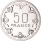 Monnaie, Congo, 50 Francs, 1976, Monnaie De Paris, ESSAI, FDC, Nickel, KM:E8 - Congo (République 1960)