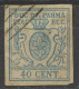 Italie - Italy - Italien Anciens Etats - Parme 1857-59 Y&T N°AEP11 - Michel N°11 (o) - 40c Armoirie - Parme