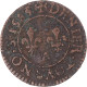 Monnaie, France, Henri III, Denier Tournois, 1585, Paris, TB+, Cuivre - 1574-1589 Heinrich III.