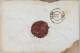 0014. Env. Complète N°14 Ob. AOQG ARMEE D'ORIENT Quartier Général Pour Lyon (Rhône) - Cachet De Cire Au Dos - Oct. 1855 - Army Postmarks (before 1900)
