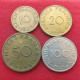 Germnay Saarland 10 20 50 100  Francs 1954 1955 - Autres & Non Classés
