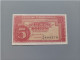 Billete De Checoslovaquia De 5 Korun, Año 1945, UNC - Tschechoslowakei