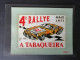 Portugal Rallye A Tabaqueira Tabac Ritz 1971 Autocollant Vitre Voiture Rally Racing Cars Tobacco Co. Car Window Sticker - Altri & Non Classificati