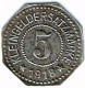 Nécessité Allemagne : 5 Pfennig 1918 Hersfeld - Fer - Noodgeld