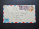 USA 1937 GA Umschlag Mit Flugpostmarke Stempel Tampa Handschriftlich Air Mail To New York / Mit Inhalt - Covers & Documents