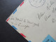 USA 1937 GA Umschlag Mit Flugpostmarke Stempel Tampa Handschriftlich Air Mail To New York / Mit Inhalt - Covers & Documents