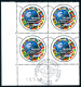 Delcampe - N°3170 COUPE DU MONDE DE FOOT - 10 BLOCS DE 4 OBL. F.D.C. BORDEAUX, LENS, LYON,... + 1 BLOC DE 4 OBL ST DENIS 12/07/1998 - Gebraucht