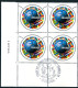 Delcampe - N°3170 COUPE DU MONDE DE FOOT - 10 BLOCS DE 4 OBL. F.D.C. BORDEAUX, LENS, LYON,... + 1 BLOC DE 4 OBL ST DENIS 12/07/1998 - Used