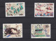 1988 Chine. Peintures Murales Des Grottes De Mogao, La Série Complète 2176 à 2179, 4 Timbres Neufs   Scan Recto Verso - Unused Stamps